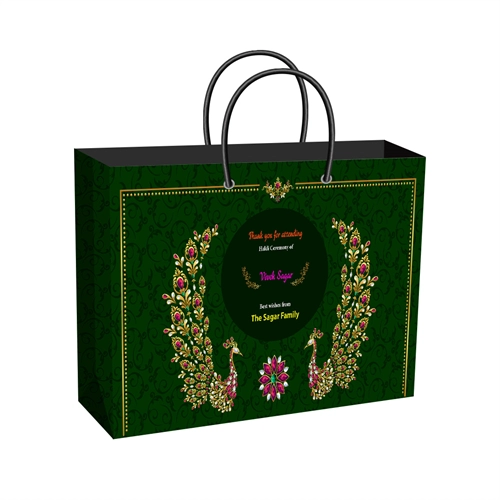 Haldi Ceremony Gift Bag Gradient Finish Wide